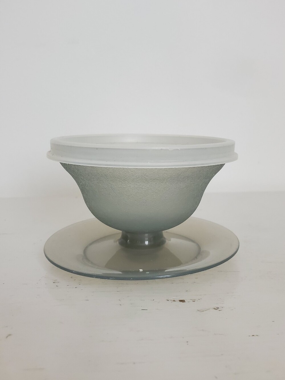 Vintage Tupperware Dessert Pudding Cup With Tupper Seal Lid